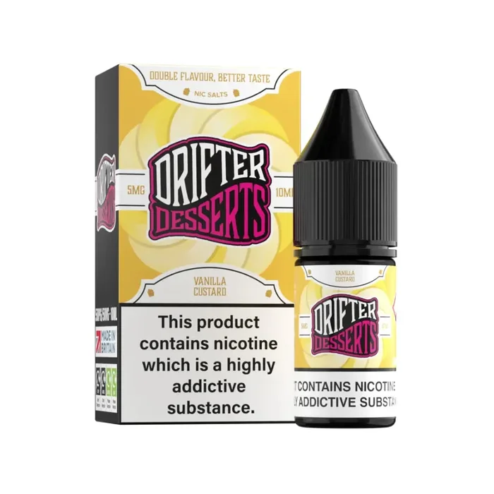 Drifter Dessert Vanilla Custard 10ml Nic Salt
