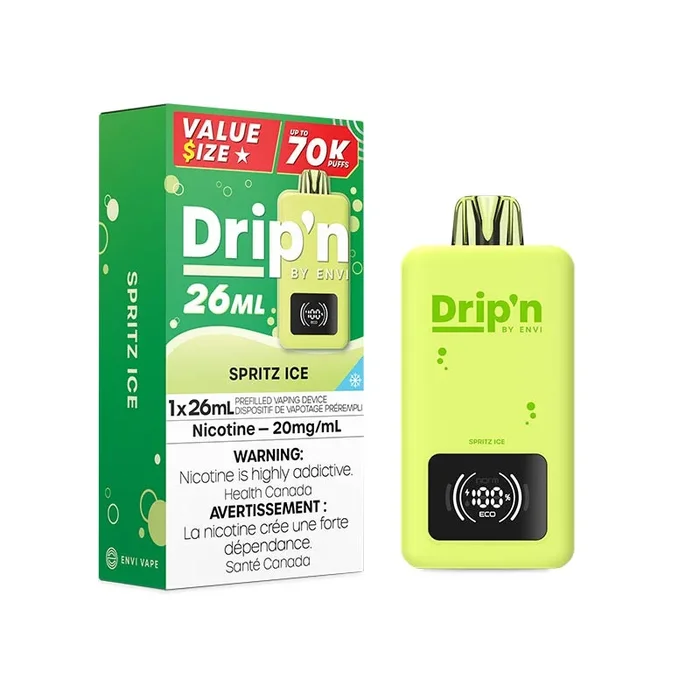 Drip’n by Envi 26ML Disposable – Spritz Ice (ON)