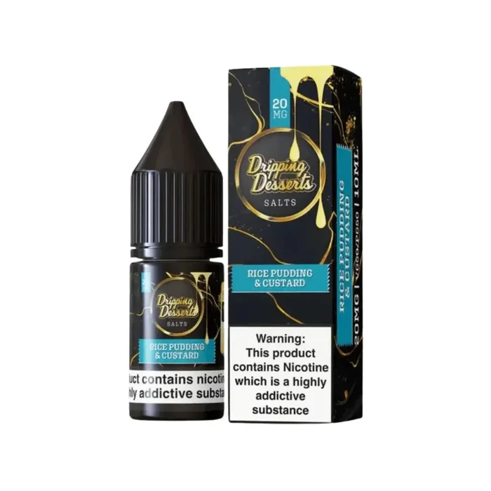 Dripping Desserts Rice Pudding & Custard 10ml Nic Salt E-liquid