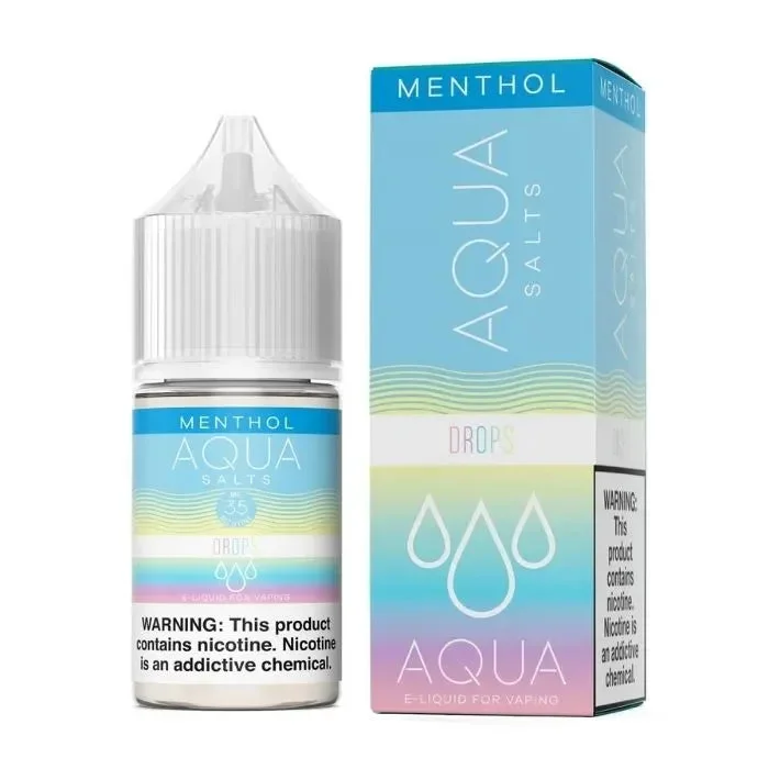 Drops Menthol Nicotine Salt by Aqua