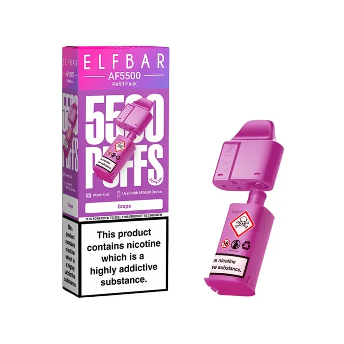 Elf Bar AF5500 Grape Refill Pod