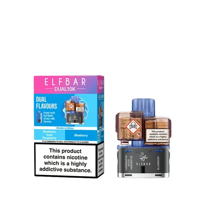Elf Bar Dual 10K Blueberry Edition Refill Pods
