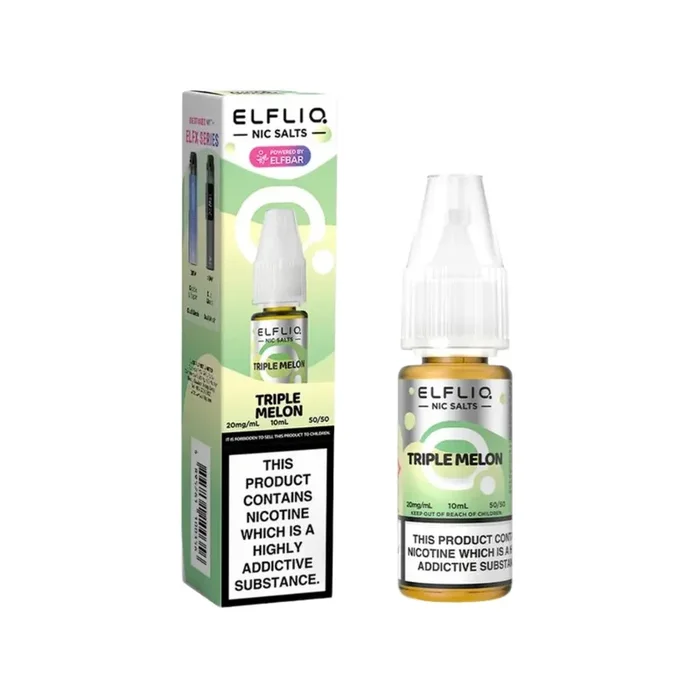 Elf Bar Elfliq Triple Melon 10ml Nic Salt E-liquid