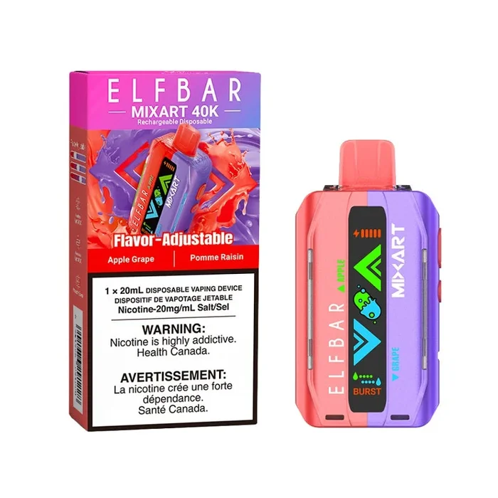 ELF Bar MixArt 40K Disposable – Apple Grape (ON)