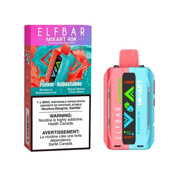 ELF Bar MixArt 40K Disposable – Blueberry Watermelon Ice