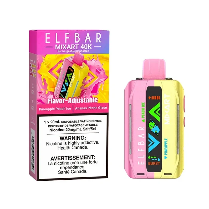 ELF Bar MixArt 40K Disposable – Pineapple Peach Ice (ON)