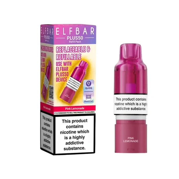 Elf Bar Plus 50 Pink Lemonade Refill Pod