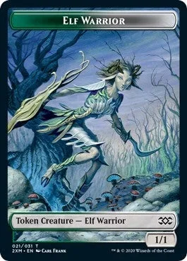 Elf Warrior // Germ Double-Sided Token (21 // 10) (2XM)