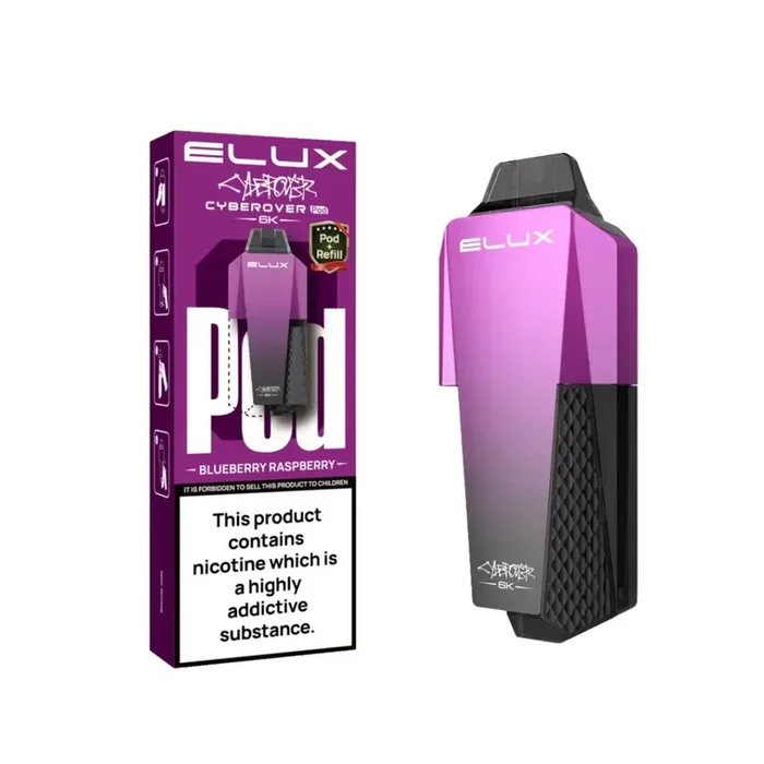 Elux Cyberover 6K Blueberry Raspberry Refill Pod