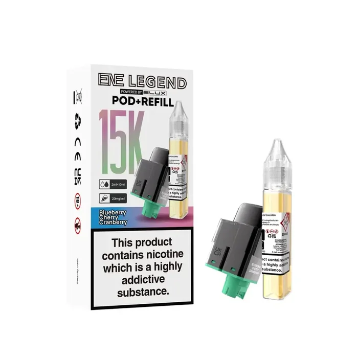 Elux ENE Legend 15K Blueberry Cherry Cranberry Refill Pod