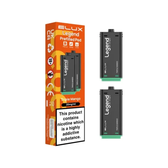 Elux Legend 1500 Triple Mango Refill Pods