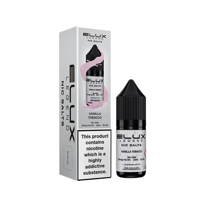 Elux Legend Vanilla Tobacco 10ml Nic Salt E-liquid