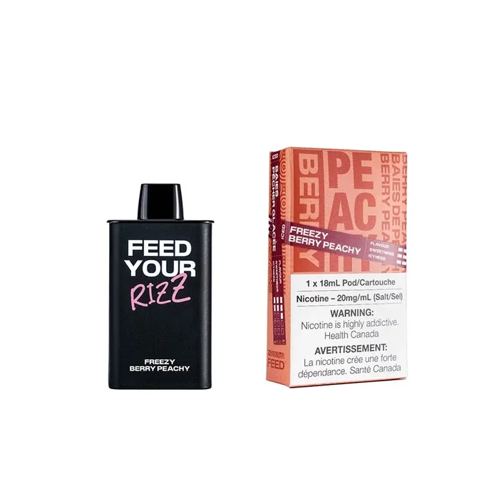 FEED 9000 Puffs Pre-filled Pod – Freezy Berry Peachy