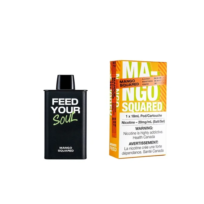 FEED 9000 Puffs Pre-filled Pod – Mango Squared
