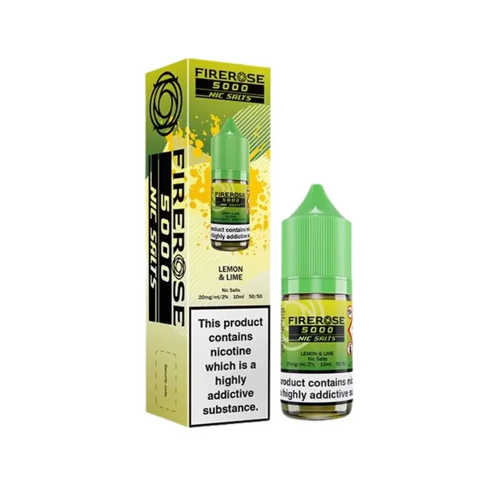 Firerose 5000 Lemon & Lime 10ml Nic Salt E-liquid by ELUX
