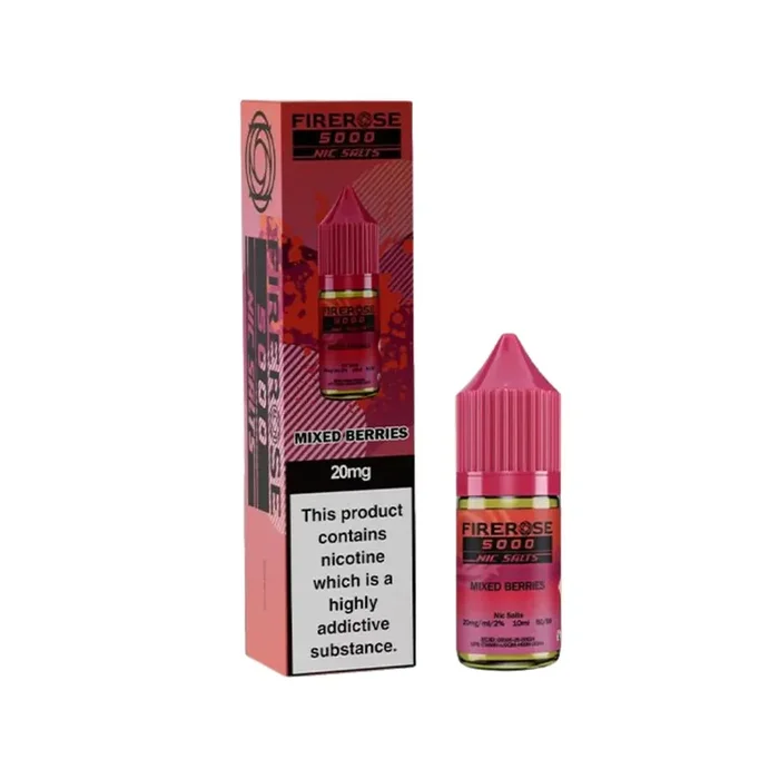 Firerose 5000 Mixed Berries 10ml Nic Salt E-liquid by ELUX