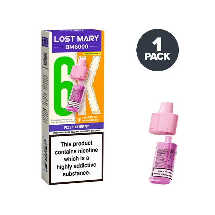 Fizzy Cherry Lost Mary BM6000 Refill Pack