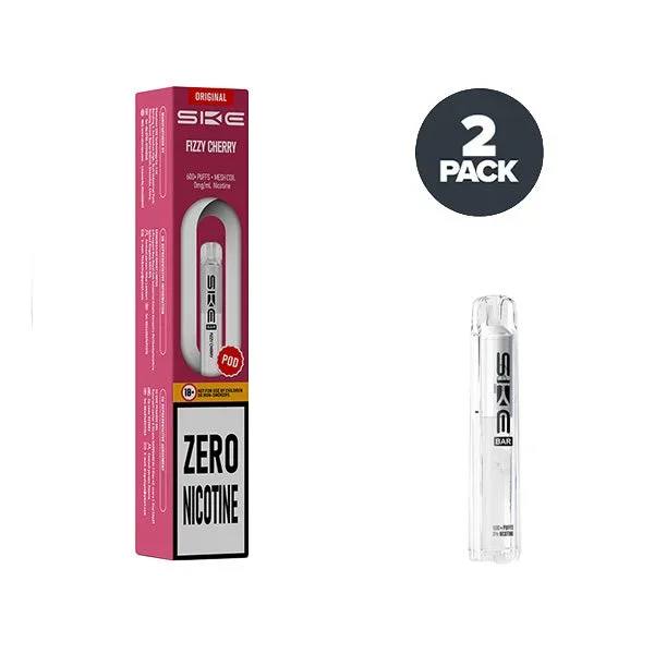 Fizzy Cherry SKE Bar 600 Zero Nicotine Prefilled Pods