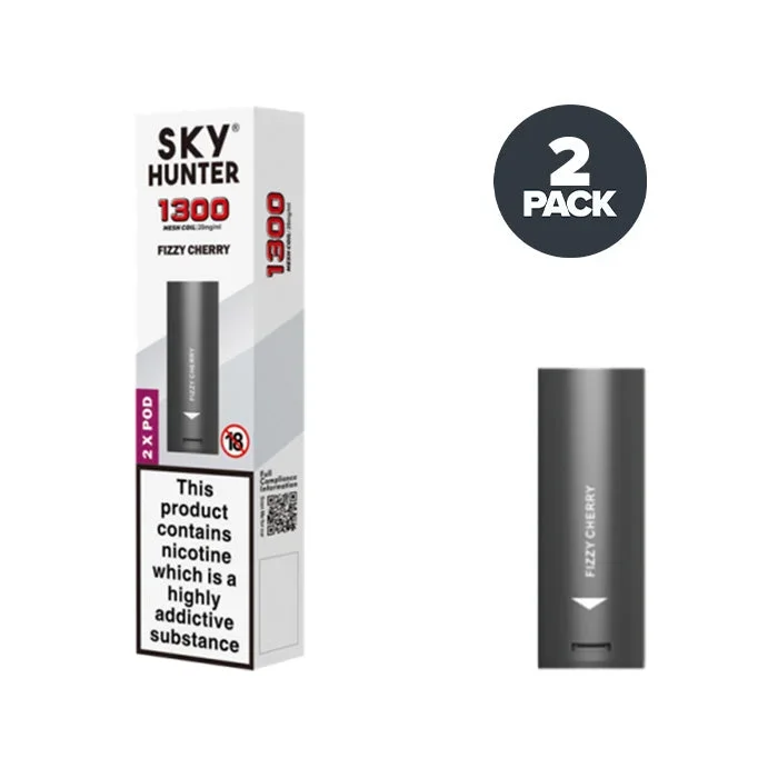 Fizzy Cherry Sky Hunter 1300 Pre-filled Pods