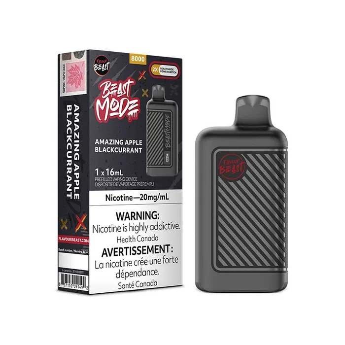 Flavour Beast Beast Mode 8K Disposable – Amazing Apple Blackcurrant (ON)