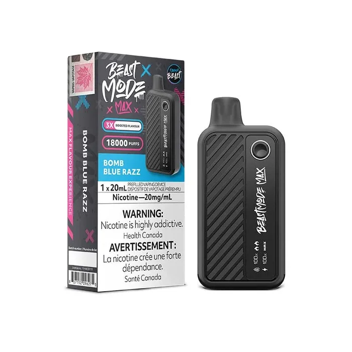 Flavour Beast Beast Mode Max 18K Disposable – Bomb Blue Razz