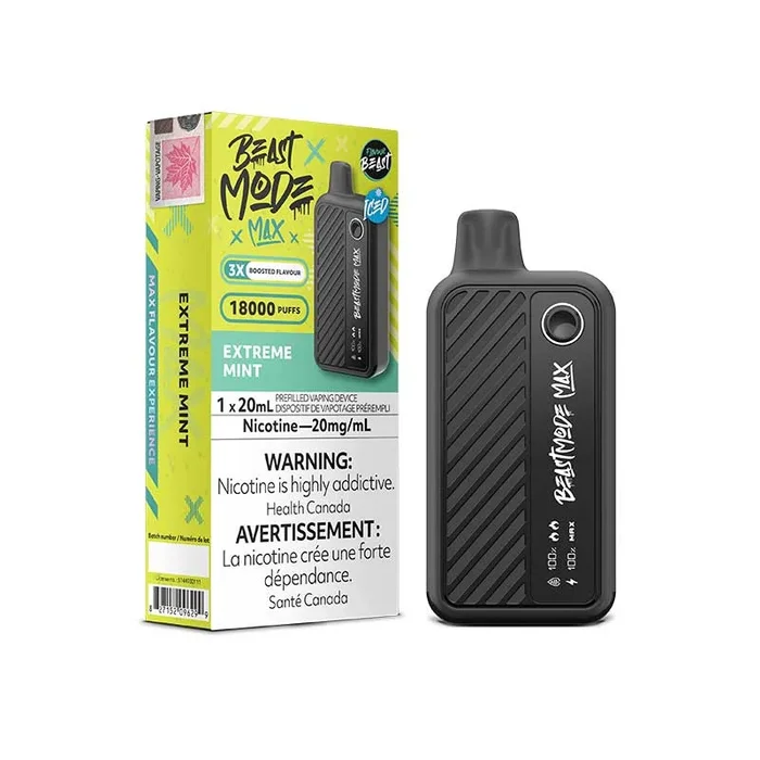 Flavour Beast Beast Mode Max 18K Disposable – Extreme Mint Iced (ON)