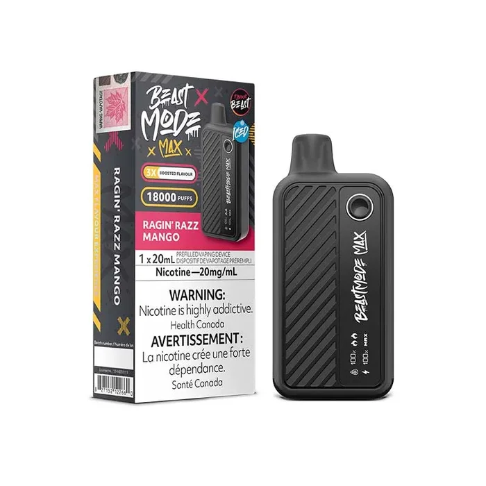 Flavour Beast Beast Mode Max 18K Disposable – Ragin’ Razz Mango (ON)