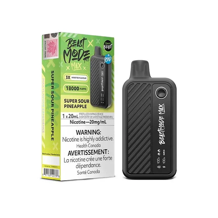 Flavour Beast Beast Mode Max 18K Disposable – Super Sour Pineapple