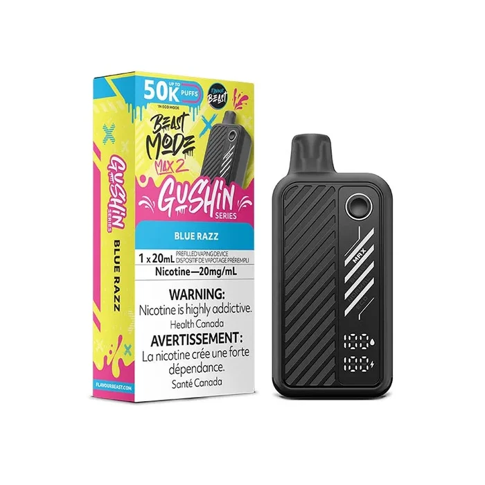 Flavour Beast Beast Mode Max 2 Disposable – Gushin Blue Razz (AB)