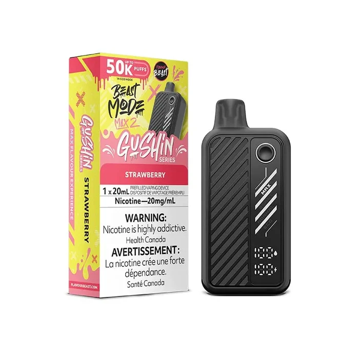Flavour Beast Beast Mode Max 2 Disposable – Gushin Strawberry (ON)