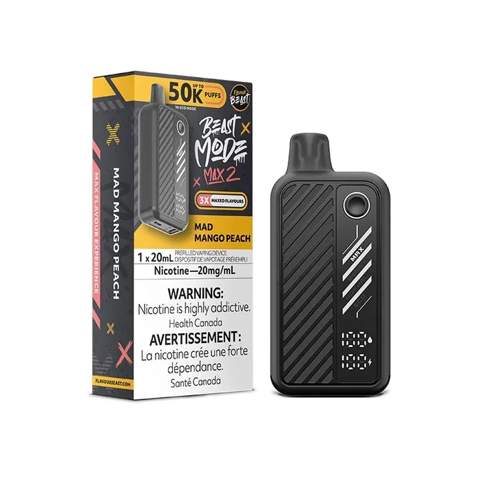 Flavour Beast Beast Mode Max 2 Disposable – Mad Mango Peach