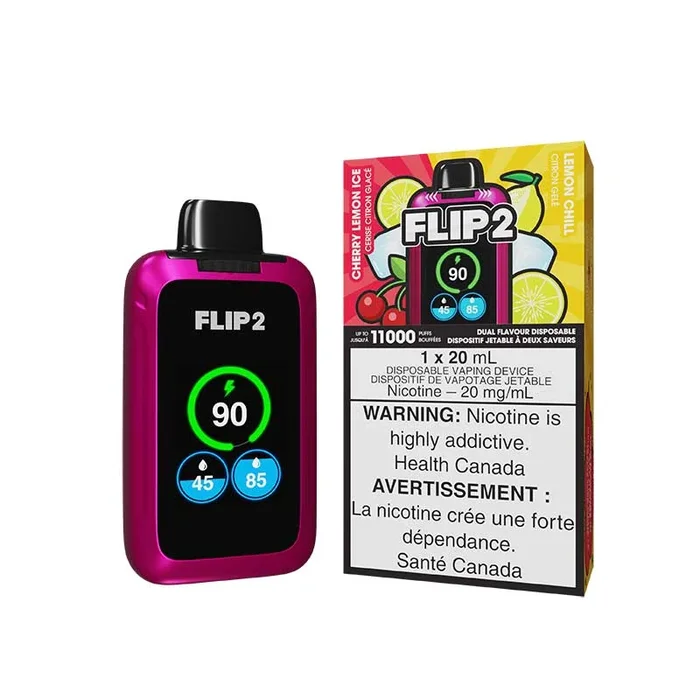 Flip 2 Disposable – Cherry Lemon Ice & Lemon Chill (ON)
