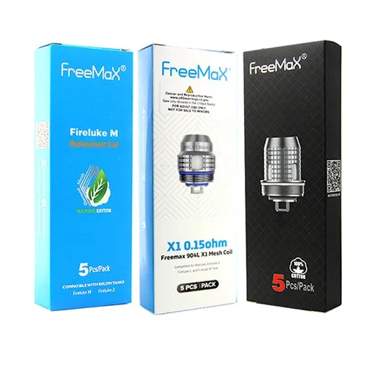 FreeMax FireLuke Mesh Replacement Coils – X & TX Mesh (5 pack)
