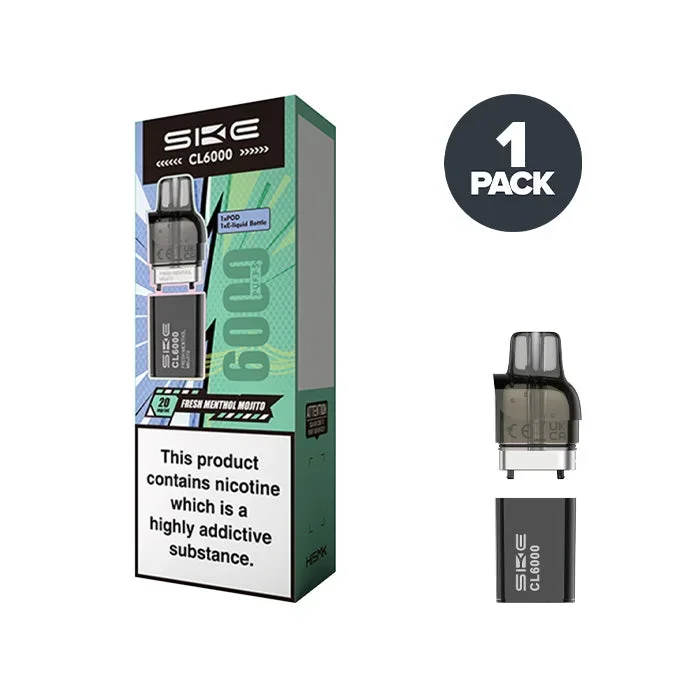 Fresh Menthol Mojito SKE CL6000 Pre-filled Pods