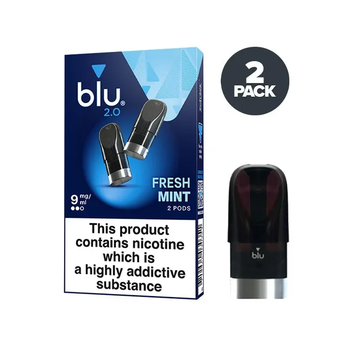 Fresh Mint Blu 2.0 Pre-Filled Replacement Pods