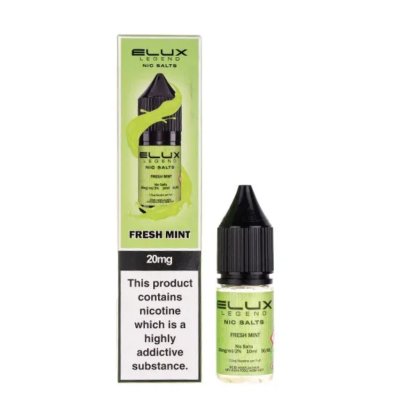 Fresh Mint Nic Salt E-Liquid by Elux Legend