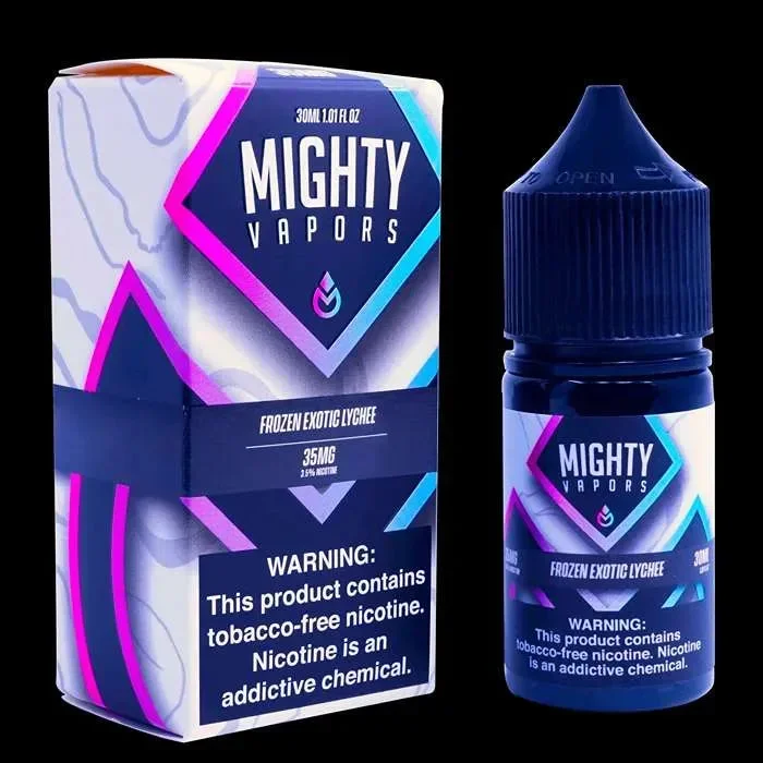 Frozen Exotic Lychee Nicotine Salt By Mighty Vapors