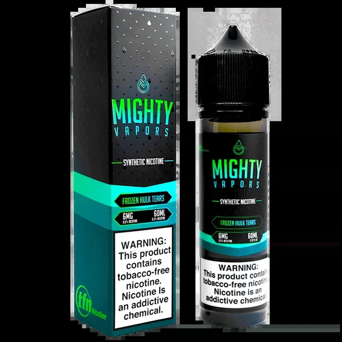 Frozen Hulk Tears Synthetic Nicotine E-Liquid by Mighty Vapors