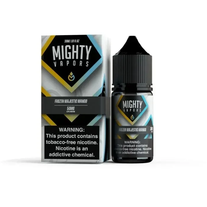 Frozen Majestic Mango Synthetic Nicotine E-Liquid by Mighty Vapors