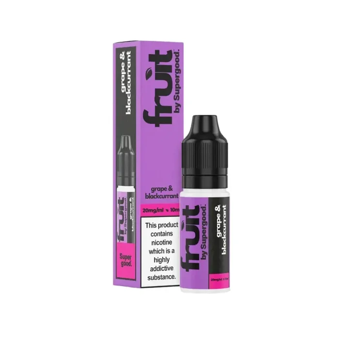Fruit by Supergood Grape & Blackcurrant 10ml Nic Salt