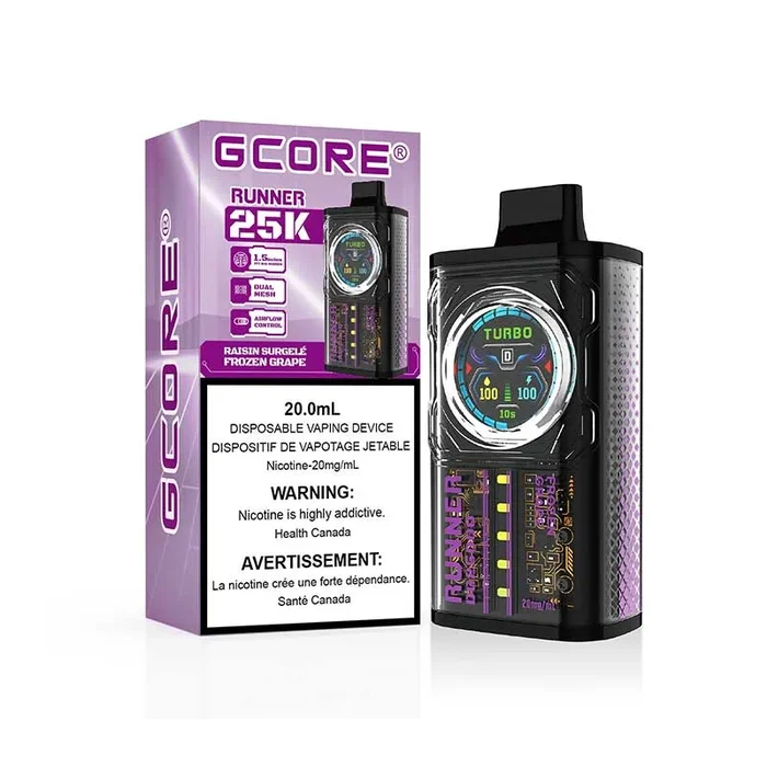 Gcore Runner 25K Disposable – Frozen Grape