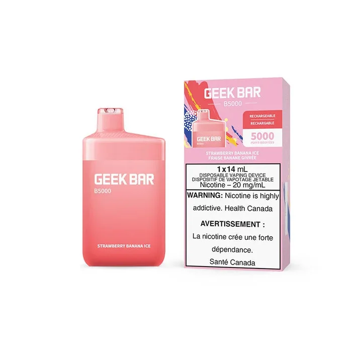 Geek Bar B5000 Disposable – Strawberry Banana Ice