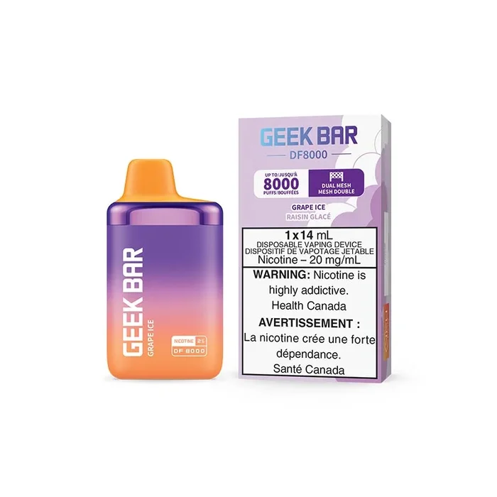 Geek Bar DF8000 Disposable – Grape Ice