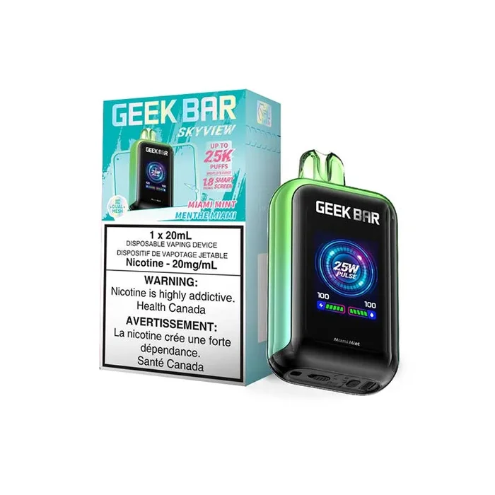 Geek Bar Skyview 25K Disposable – Miami Mint (ON)
