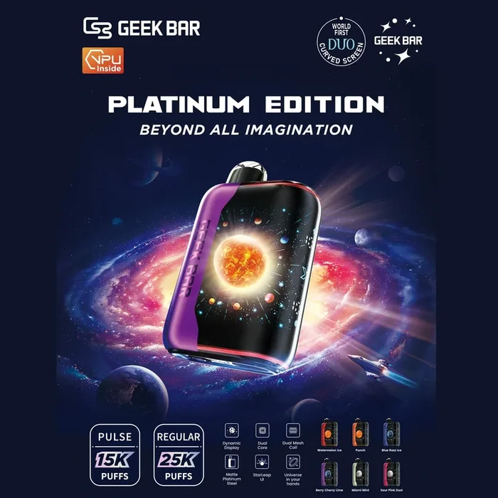 GEEKBAR PULSE X PLATINUM EDTION