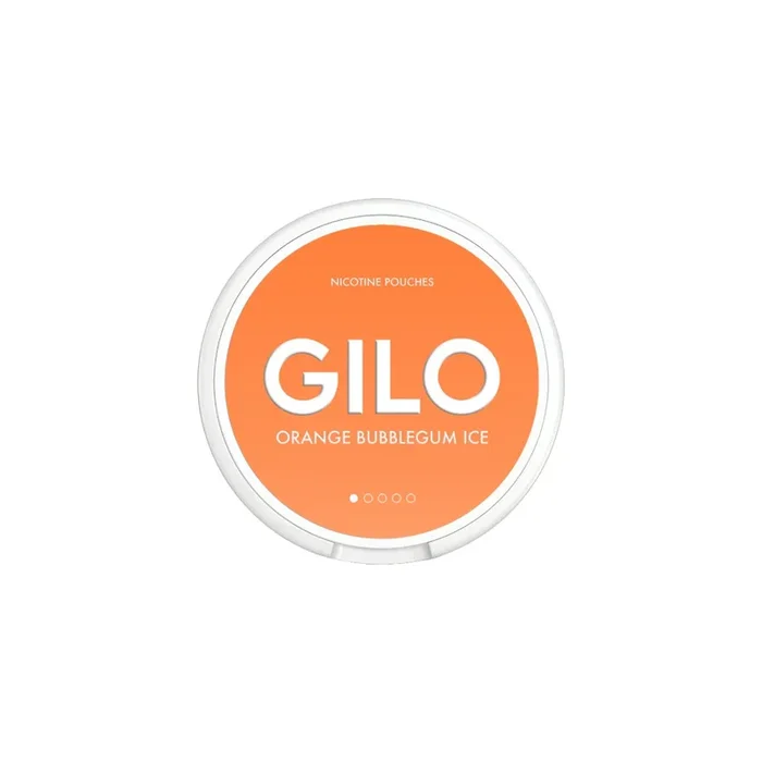 GILO – Nicotine Pouches Orange Bubblegum Ice – 20 Pouches 4mg