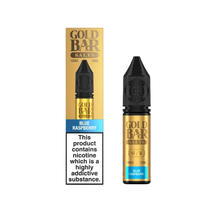 Gold Bar Blue Raspberry 10ml Nic Salt E-liquid
