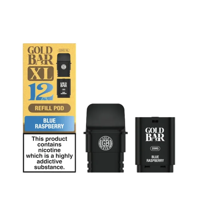 Gold Bar XL Blue Raspberry Refill Pods