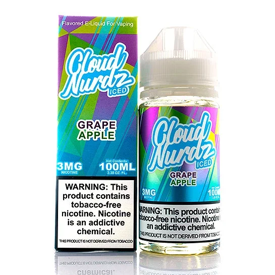 Grape Apple Iced – Cloud Nurdz E-Juice (100 ml)