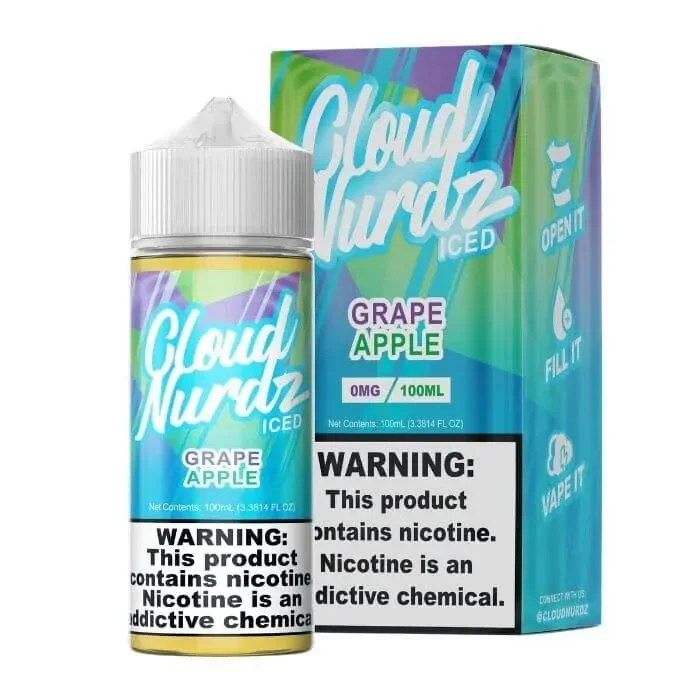Grape Apple Iced E-Liquid by Cloud Nurdz
